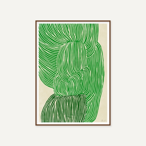 그릿시즌 레베카 하인 / Green Ocean (액자포함, 50x70)