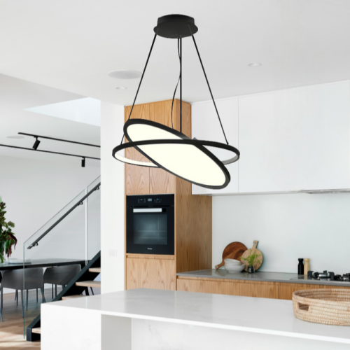 플루아 페이퍼 펜던트 블랙 / FLUA PAPER PENDANT BLACK (2 Color)