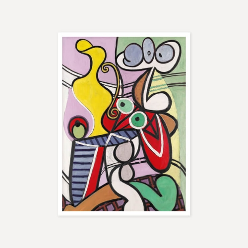 그릿시즌 파블로 피카소 / Large Still Life with a Pedestal Table, 1931 (액자포함, 50x70)