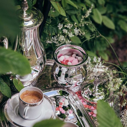 크리스토플레 Malmaison 실버 접시D Sugar 볼 with Lid Christofle Malmaison Silver Plated Sugar Bowl with Lid 00679 3/3