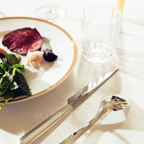 크리스토플레 New 5 피스 P레이스 Setting Infini 실버 접시D Christofle New 5 Piece Place Setting Infini Silver Plated 00628 3/3