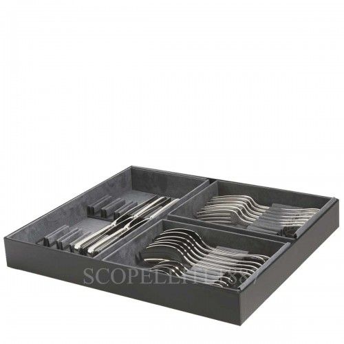 크리스토플레 New 24 pcs Flatware Set Infini 실버 접시D Christofle New 24 pcs Flatware Set Infini Silver Plated 00627 3/3
