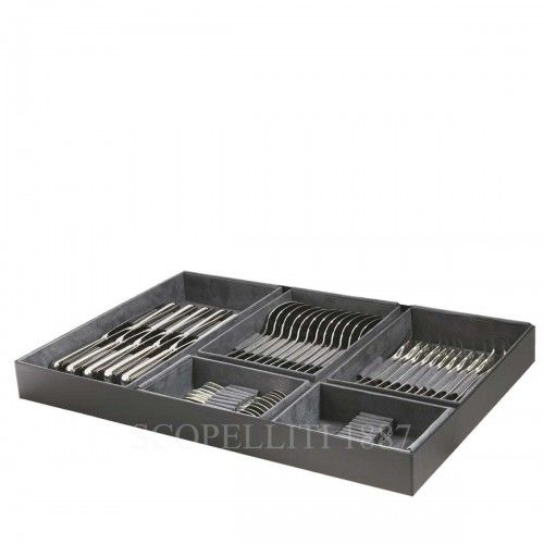 크리스토플레 New 36 pcs Flatware Set Infini 실버 접시D Christofle New 36 pcs Flatware Set Infini Silver Plated 00626 3/3