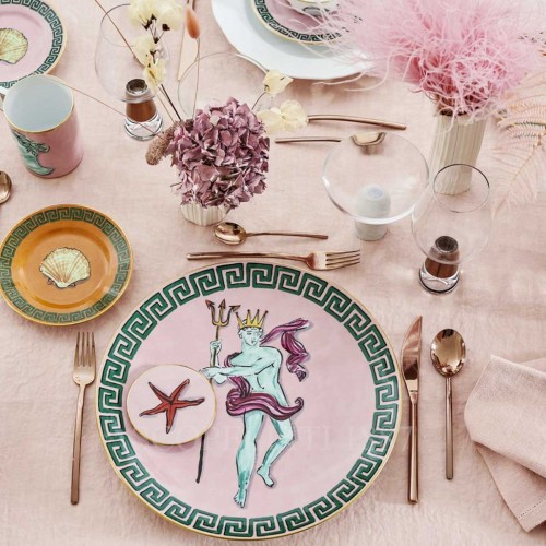 GINORI 1735 Ginori 브레드 접시 Rock 오렌지 il Viaggio di Nettuno Ginori 1735 Ginori Bread Plate Rock Orange il Viaggio di Nettuno 01102 3/3