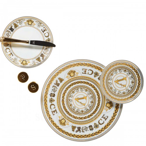 베르사체 접시 17 cm Virtus Gala 화이트 Versace Plate 17 cm Virtus Gala White 02430 2/3