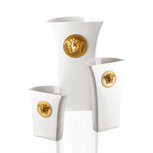 베르사체 화병 꽃병 26 cm 화이트 메두사 Madness Versace Vase 26 cm White Medusa Madness 02340 3/3