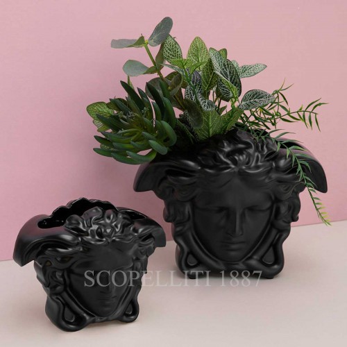 베르사체 화병 꽃병 30 cm 블랙 메두사 Grande NEW Versace Vase 30 cm Black Medusa Grande NEW 02333 3/3