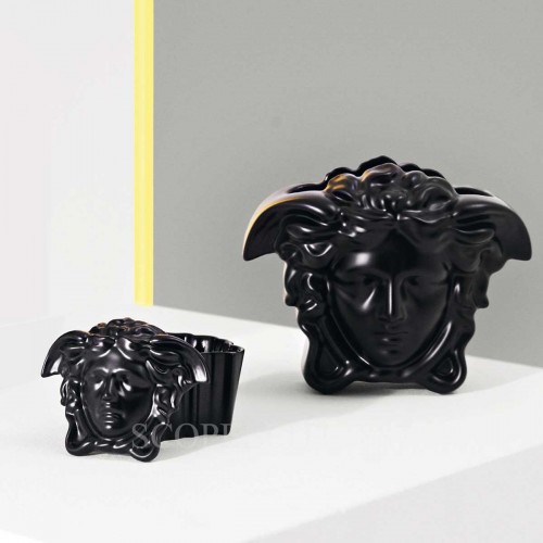 베르사체 화병 꽃병 9 cm 블랙 메두사 Grande NEW Versace Vase 9 cm Black Medusa Grande NEW 02331 3/3