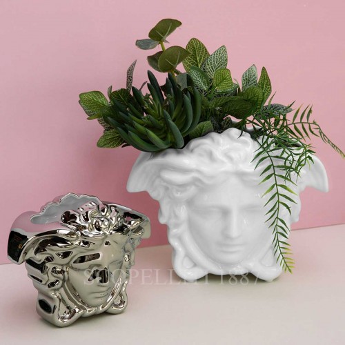 베르사체 화병 꽃병 9 cm 실버 메두사 Grande NEW Versace Vase 9 cm Silver Medusa Grande NEW 02328 2/3