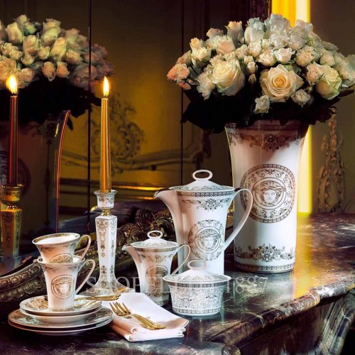 베르사체 Espresso 컵앤소서 메두사 Gala Versace Espresso Cup and Saucer Medusa Gala 02144 2/3
