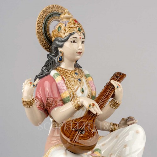 LLADROE Goddess Saraswati Figurine LladrOE Goddess Saraswati Figurine 01922 2/3