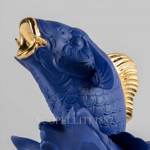 LLADROE Koi Figurine 블루 리미티드 에디션 New LladrOE Koi Figurine Blue Limited edition New 01912 3/3
