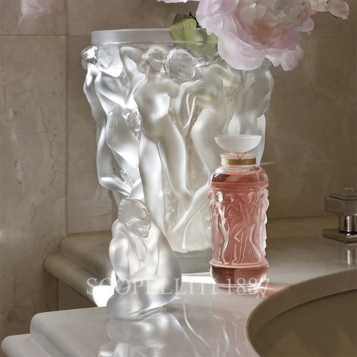 LALIQUE Bacchantes 크리스탈 화병 꽃병 Clear Lalique Bacchantes Crystal Vase Clear 01786 3/3