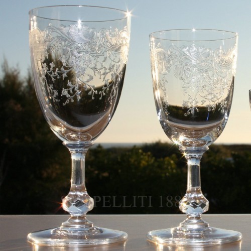 SAINT LOUIS Cleo Wine 버건디 크리스탈 글라스 Saint Louis Cleo Wine Burgundy Crystal Glass 01718 2/3