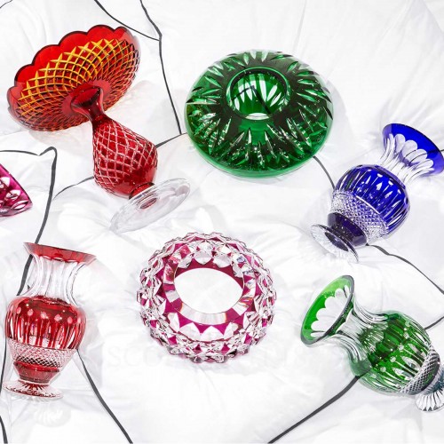 SAINT LOUIS Tommy Red 크리스탈 화병 꽃병 Saint Louis Tommy Red Crystal Vase 01674 3/3