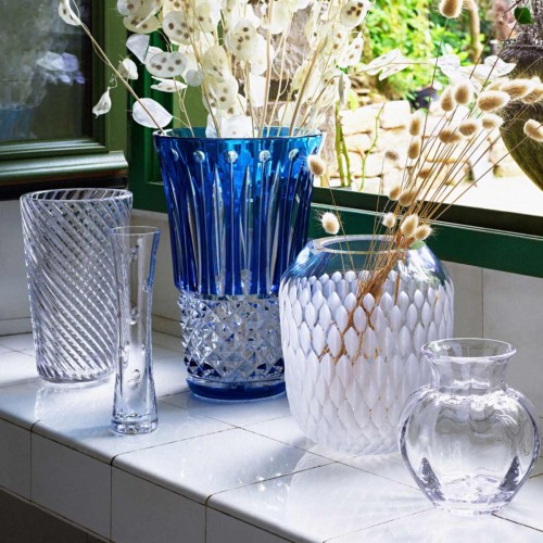 SAINT LOUIS Tommyssimo 크리스탈 화병 꽃병 라이트 블루 Saint Louis Saint Louis Tommyssimo Crystal Vase Light Blue 01665 2/3