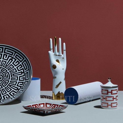 GINORI 1735 사각 스퀘어 볼 Labirinto Red Ginori 1735 Square Bowl Labirinto Red 01600 2/3
