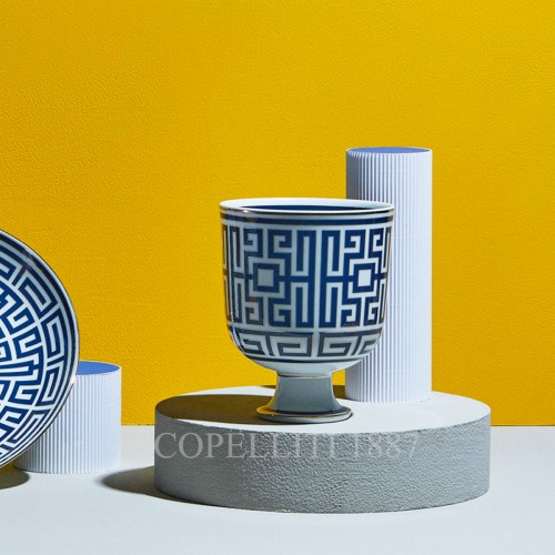 GINORI 1735 Cachepot 화병 꽃병 Labirinto 블루 Ginori 1735 Cachepot Vase Labirinto Blue 01513 2/3