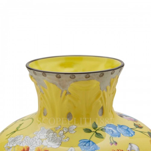 GINORI 1735 Ginori 화병 꽃병 Round 32 cm Giardino dell’Iris Citrine Ginori 1735 Ginori Vase Round 32 cm Giardino dell’Iris Citrine 01496 2/3