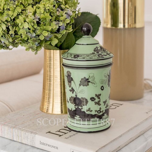 GINORI 1735 Pharmacy 화병 꽃병 With Lid 오리엔트E Italiano Bario Ginori 1735 Pharmacy Vase With Lid Oriente Italiano Bario 01493 2/2