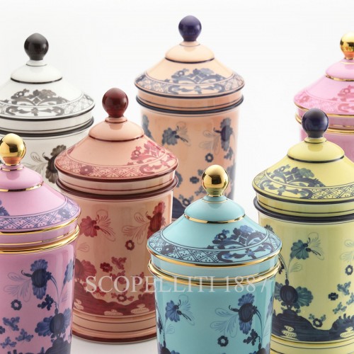 GINORI 1735 Pharmacy 화병 꽃병 With Lid 오리엔트E Italiano Azalea Ginori 1735 Pharmacy Vase With Lid Oriente Italiano Azalea 01468 2/2