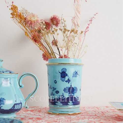 GINORI 1735 Pharmacy 화병 꽃병 With Lid 오리엔트E Italiano Iris Ginori 1735 Pharmacy Vase With Lid Oriente Italiano Iris 01463 2/2