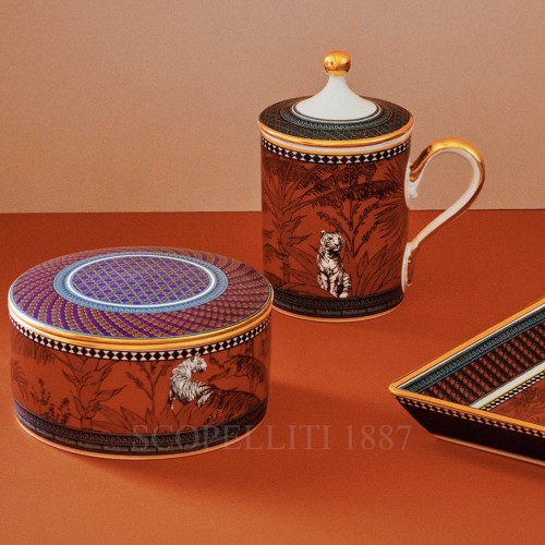 GINORI 1735 Ginori 토템 Tiger Round Box Ginori 1735 Ginori Totem Tiger Round Box 01429 3/3