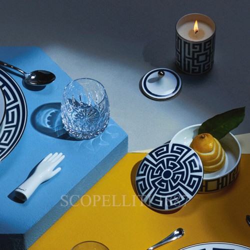 GINORI 1735 Round Box With 커버 Labirinto 블루 Ginori 1735 Round Box With Cover Labirinto Blue 01423 2/2