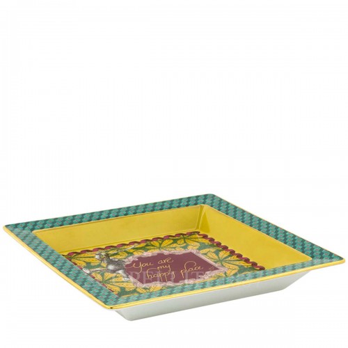 GINORI 1735 Ginori 토템 Monkey 사각 스퀘어D Valet 트레이 Customizable Ginori 1735 Ginori Totem Monkey Squared Valet Tray Customizable 01400 2/3