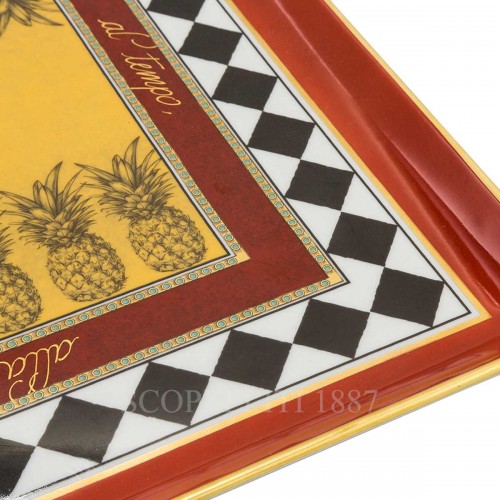 GINORI 1735 Ginori 토템 Camel 사각 스퀘어D Valet 트레이 Customizable Ginori 1735 Ginori Totem Camel Squared Valet Tray Customizable 01399 2/3