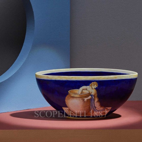 GINORI 1735 Ginori Gio Ponti 오발 볼 Putto con Cane Ginori 1735 Ginori Gio Ponti Oval Bowl Putto con Cane 01360 3/3