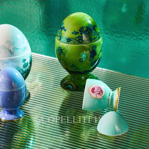 GINORI 1735 Small 커버ED 에그 오리엔트E Italiano Malachite Ginori 1735 Small Covered Egg Oriente Italiano Malachite 01352 2/2