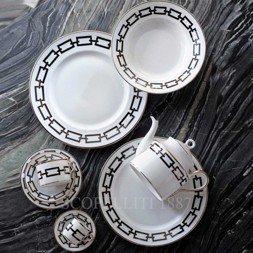 GINORI 1735 Ginori Presentation 접시 Catene 블랙 Ginori 1735 Ginori Presentation Plate Catene Black 01221 3/3