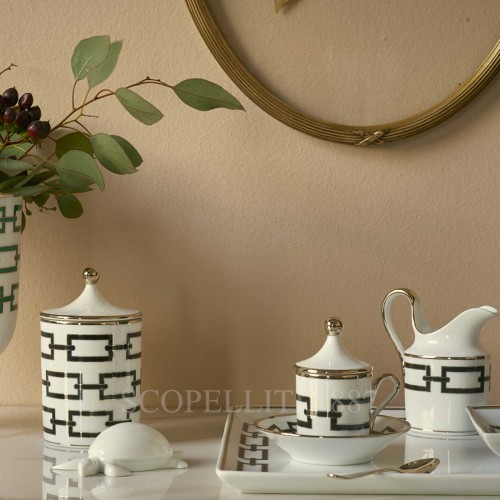 GINORI 1735 Ginori 사각 스퀘어 접시 라지 Catene 블랙 Ginori 1735 Ginori Square Plate Large Catene Black 01219 3/3