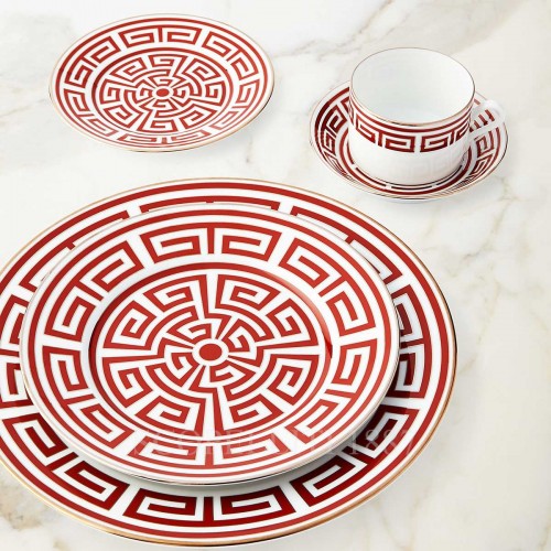 GINORI 1735 브레드 접시 Labirinto Red Ginori 1735 Bread Plate Labirinto Red 01216 3/3