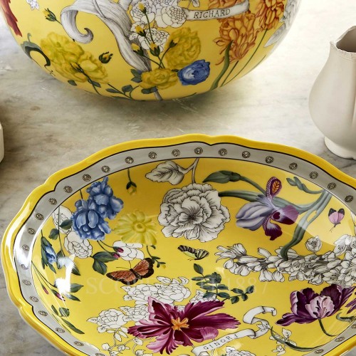 GINORI 1735 Ginori 접시 Giardino dell’Iris Citrine Ginori 1735 Ginori Plate Giardino dell’Iris Citrine 01167 2/3