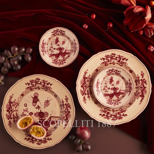 GINORI 1735 Charger 접시 오리엔트E Italiano Vermiglio Ginori 1735 Charger Plate Oriente Italiano Vermiglio 01147 2/2