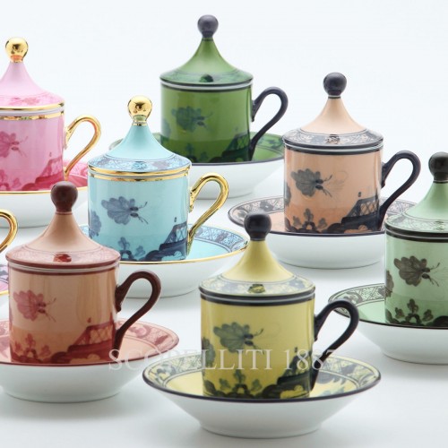 GINORI 1735 Tete a Tete Coffee Set 오리엔트E Italiano Citrino Ginori 1735 Tete a Tete Coffee Set Oriente Italiano Citrino 01049 2/2