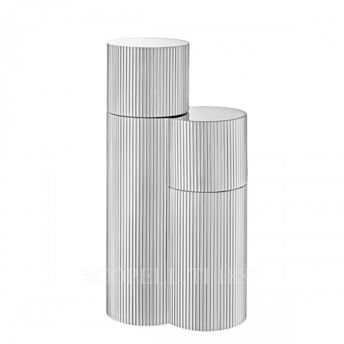 PUIFORCAT Salt and Pepper Mill Set Granville 실버 접시 Puiforcat Salt and Pepper Mill Set Granville Silver Plated 00833 1/3