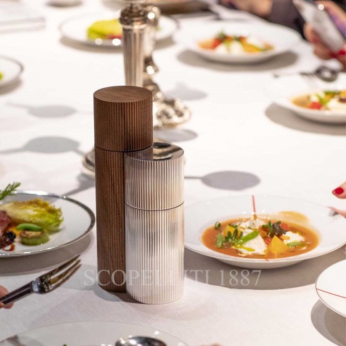 PUIFORCAT Salt and Pepper Mill Set Granville Wallnut Puiforcat Salt and Pepper Mill Set Granville Wallnut 00832 2/3