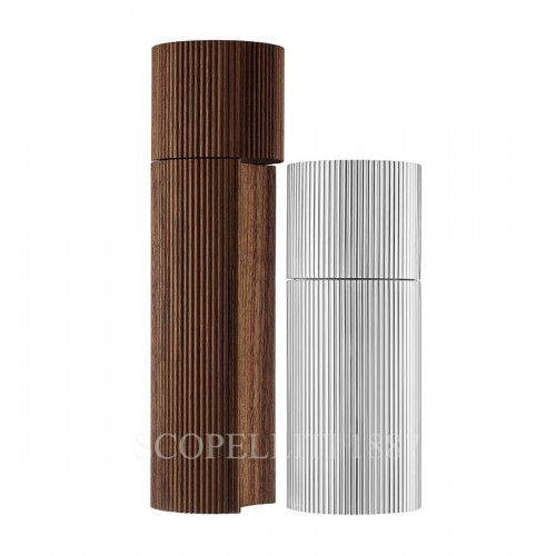 PUIFORCAT Salt and Pepper Mill Set Granville Wallnut Puiforcat Salt and Pepper Mill Set Granville Wallnut 00832 3/3