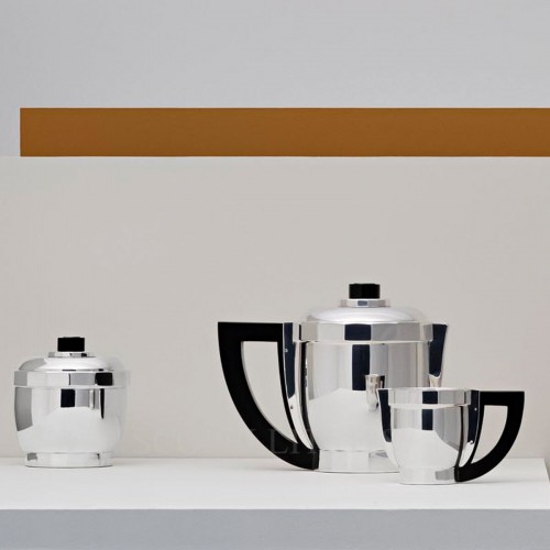 PUIFORCAT Art Deco 1927 Coffee Pot with wood handle 실버 접시 Puiforcat Art Deco 1927 Coffee Pot with wood handle Silver Plated 00817 2/3