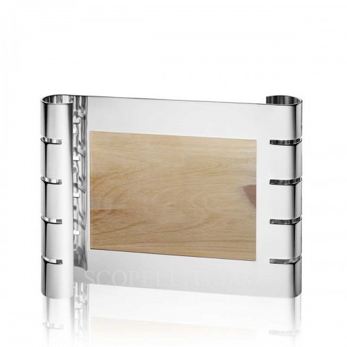 PUIFORCAT Picture 프레임 Ruban 라지 실버 접시D Puiforcat Picture Frame Ruban Large Silver Plated 00790 1/3