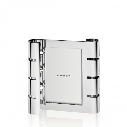 PUIFORCAT Picture 프레임 Ruban Small 버티컬 실버 접시D Puiforcat Picture Frame Ruban Small Vertical Silver Plated 00789 1/3