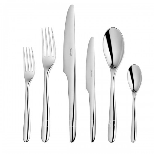 CHRISTOFLE L’Ame 36 pcs 스테인리스 스틸 커트러리 세트 Christofle L’Ame 36 pcs Stainless Steel Cutlery Set 00613 1/3