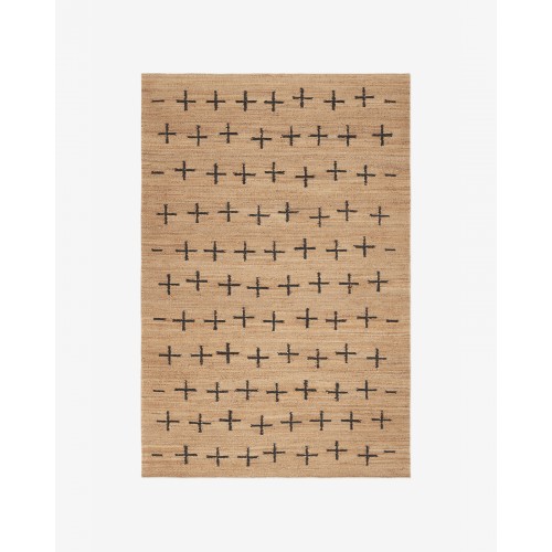 Nordic Knots Jute Cross 블랙 00086 1/3