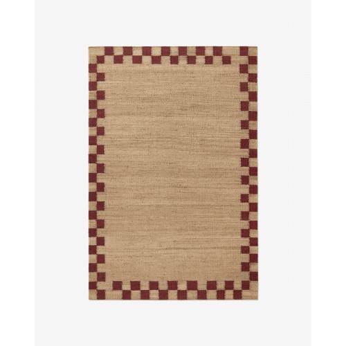 Nordic Knots Jute Bor_der Red 레드 00084 1/3