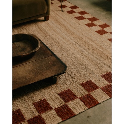 Nordic Knots Jute Bor_der Red 레드 00084 3/3