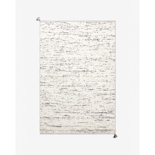 Nordic Knots Bouclé 블랙/화이트 00069 1/3