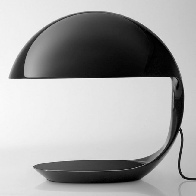 마르티넬리 루체 코브라 테이블/단스탠드 조명 블랙 Martinelli Luce Cobra